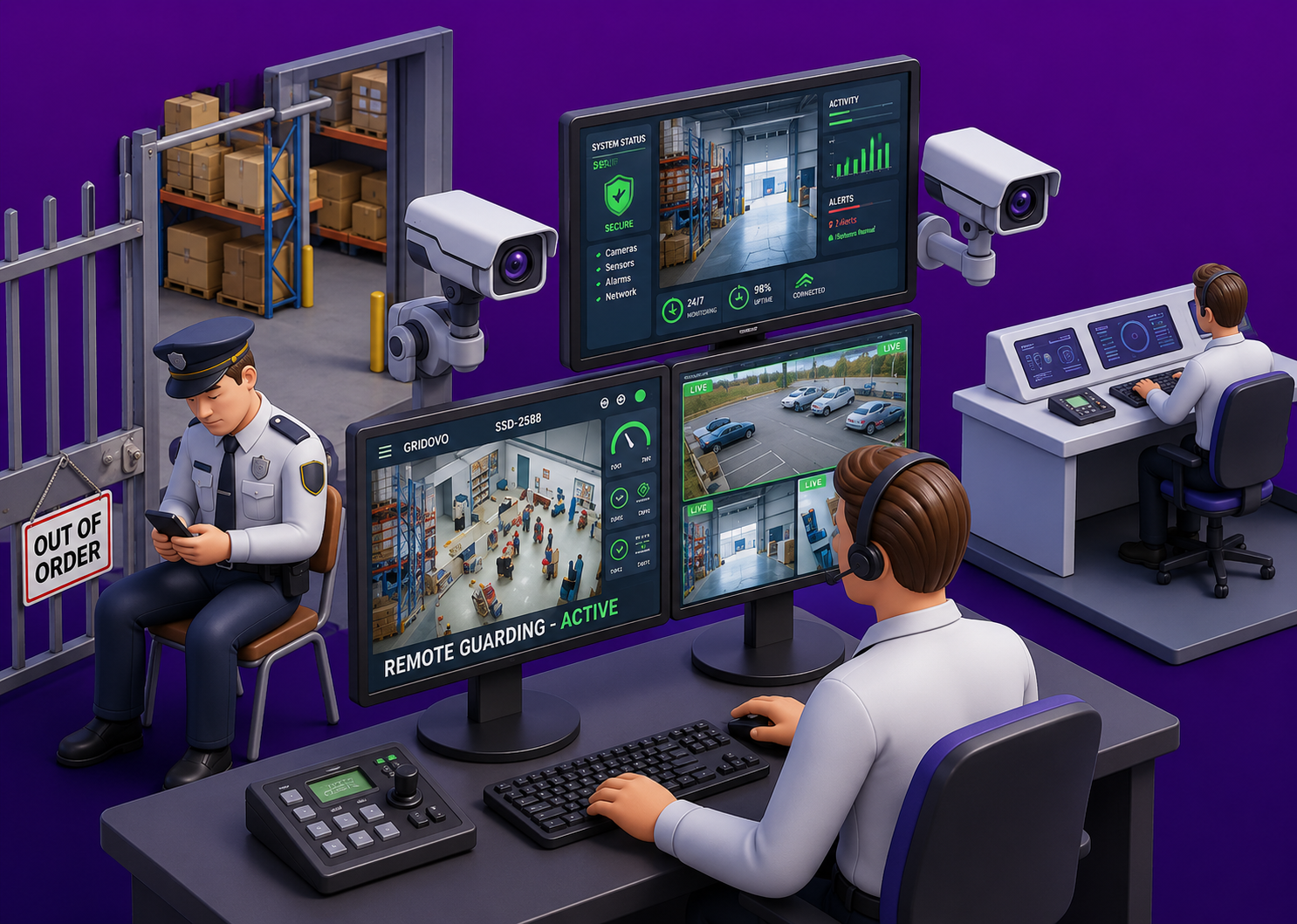 CCTV Monitoring: How Real-Time Surveillance Keeps Your Business Secure